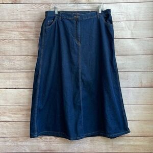 ROAMAN’S DENIM MAXI SKIRT MODEST‎